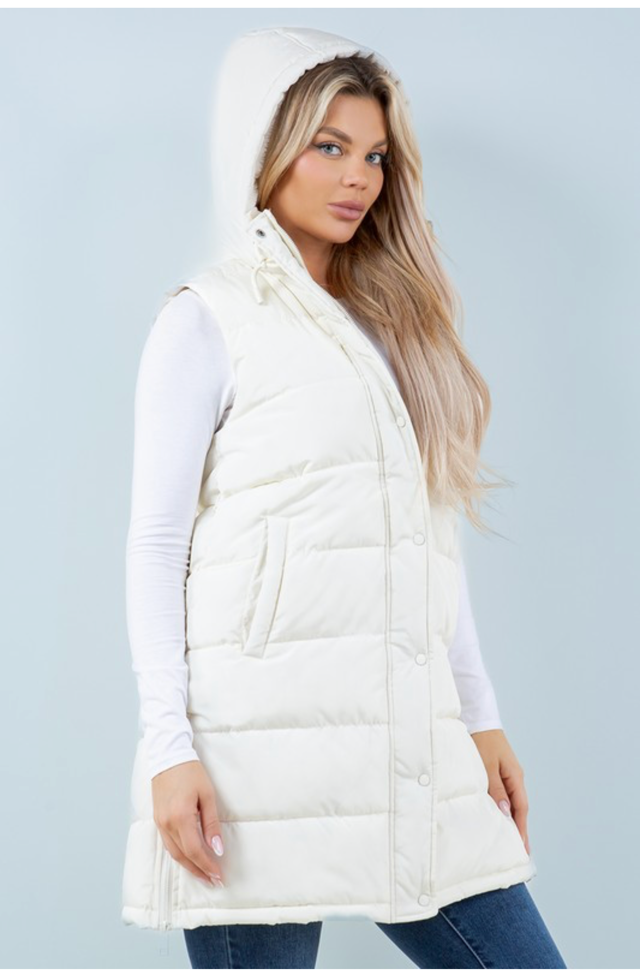 Puffer Vest w/ Side Zipper
